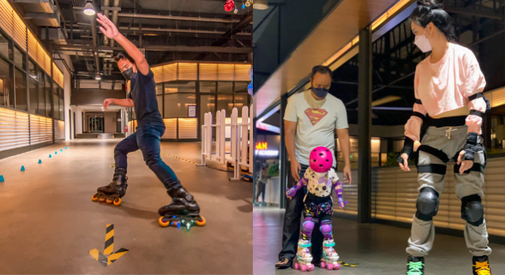 The Square by Jaya One roller skate