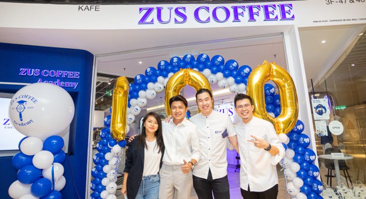 ZUS Coffee 100th outlet