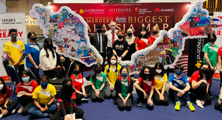 Largest Malaysia Jigsaw Puzzle Map On Display At Intermark Mall