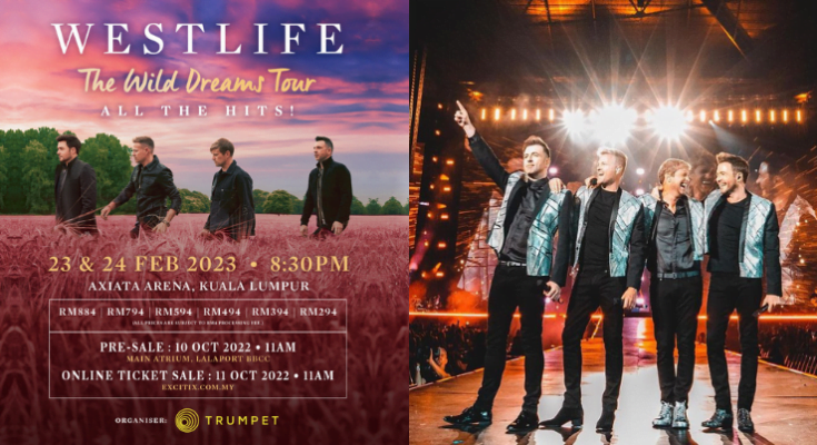 Westlife Will Perform In Malaysia With A 2-Day Concert In February 2023