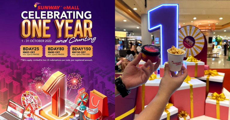 Get Sunway eMall Promo Code For 1-Year Anniversary Celebration